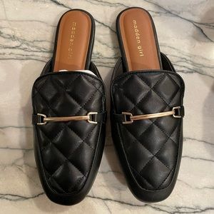 Madden girl - Quilted Mule slide - black, Size 9 — brand new in box